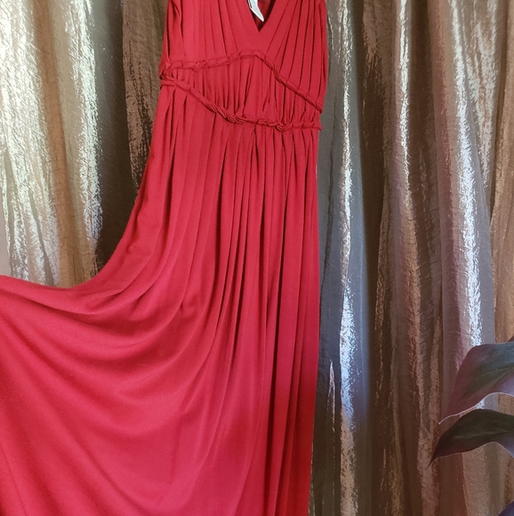 Red Maxi dress. S - Picture 6 of 11